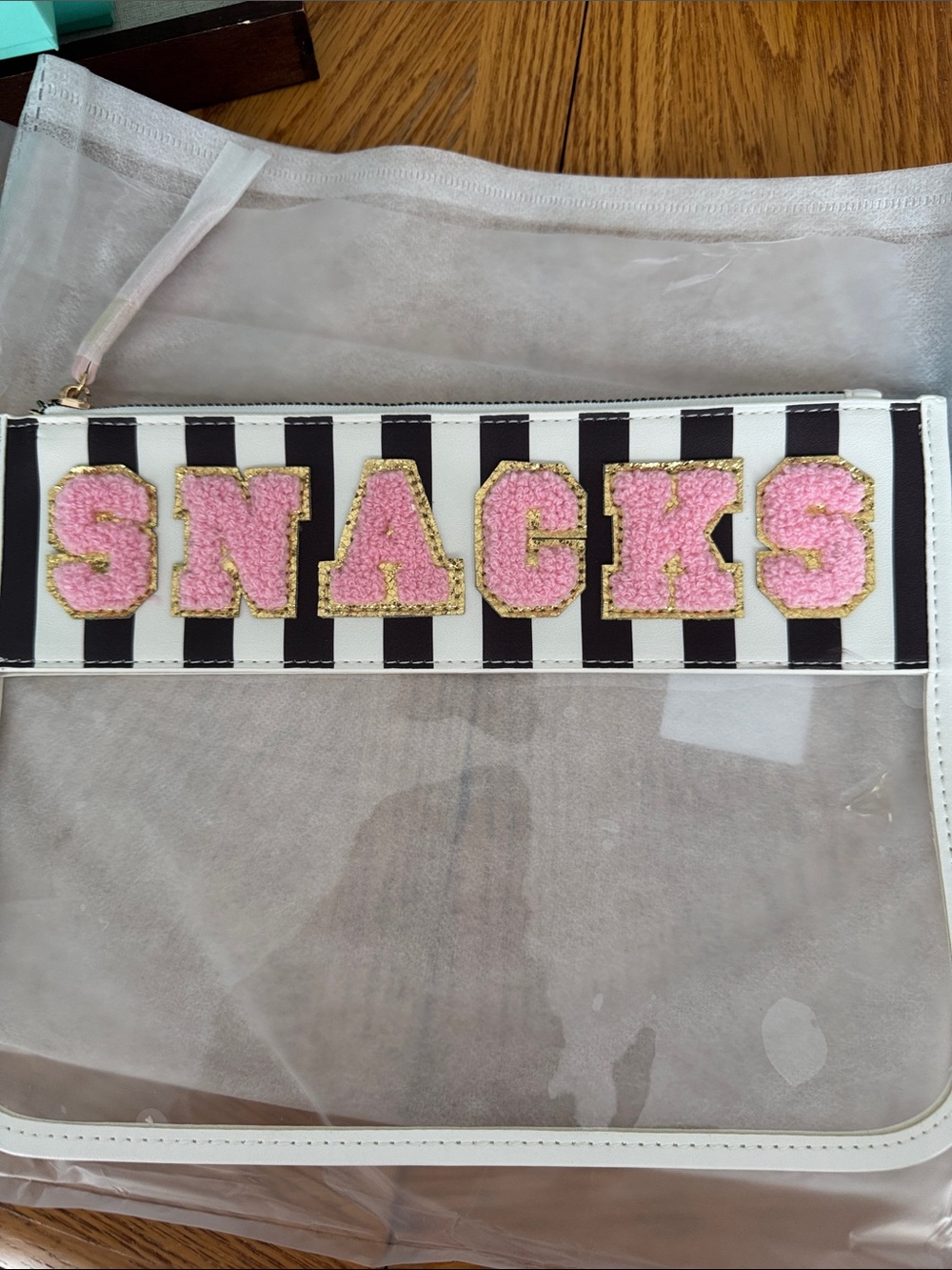 Plunder Snacks Bag Clear case carry all storage tote travel carrier